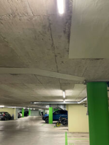 Zunstrasse, Opfikon: Combiflex-Abdichtung in der Tiefgarage
